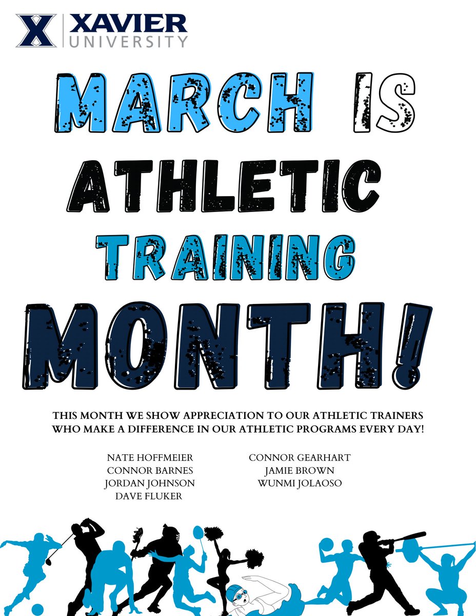 Xavier University Master's of Athletic Training tweet media