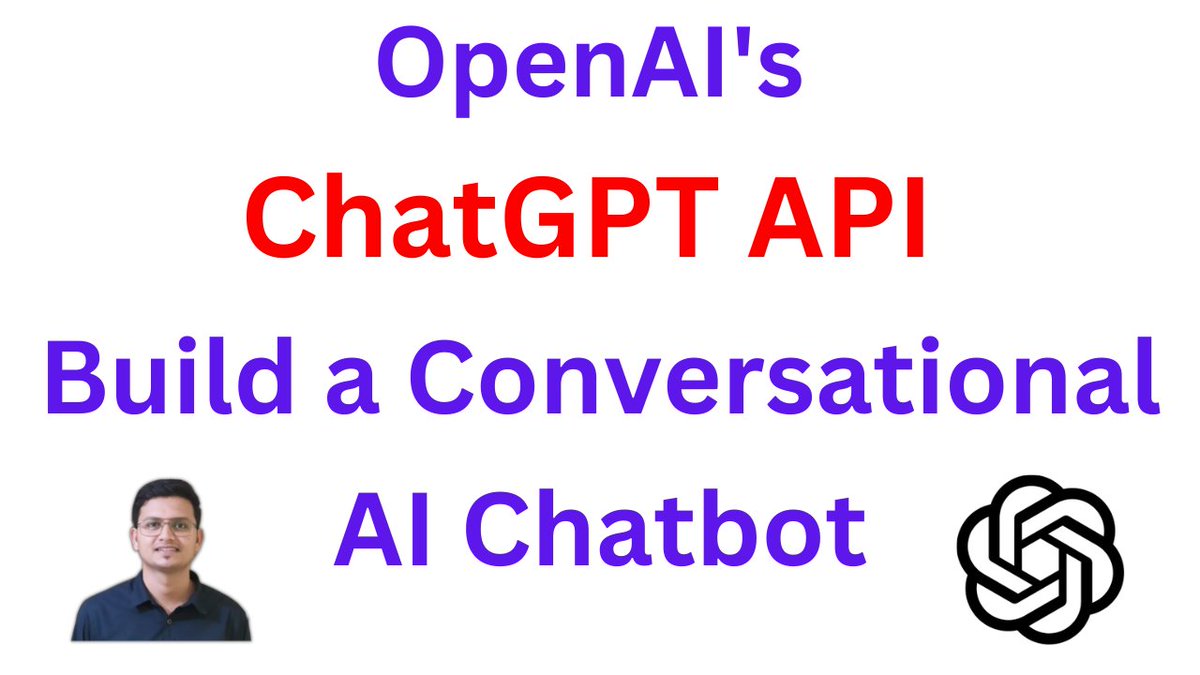 pradip_nichite's tweet image. Using OpenAI&apos;s ChatGPT API to Build a Conversational AI Chatbot

youtu.be/RALmm6flXII

#chatgptapi