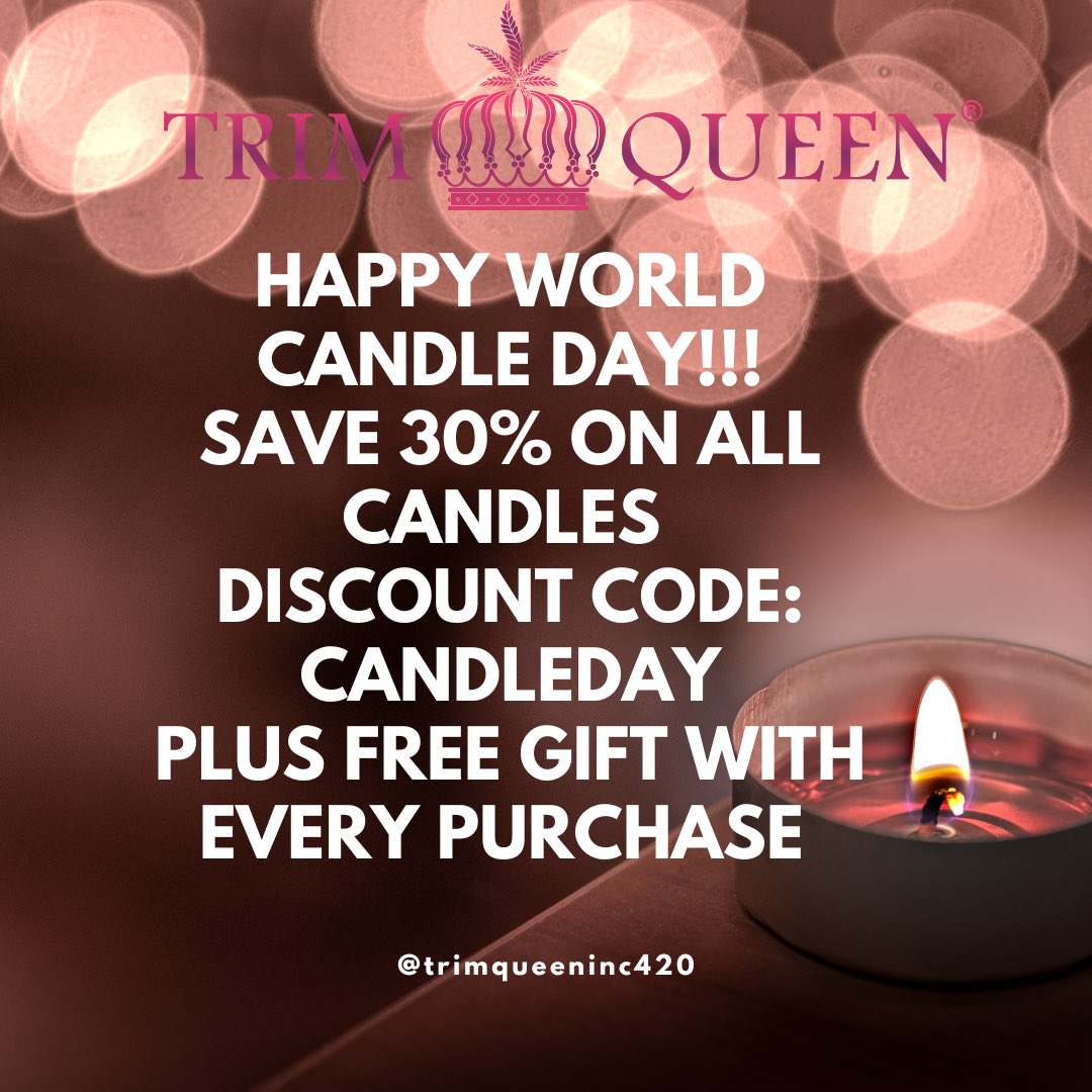 Believe or not Stoners L💞VE #candles with it being WORLD CANDLE DAY we don’t want to miss out on the fun! Save 30% on all candles! Each candle contains a ganja leaf charm:) #candles #worldcandleday #soycandles #supportlocal