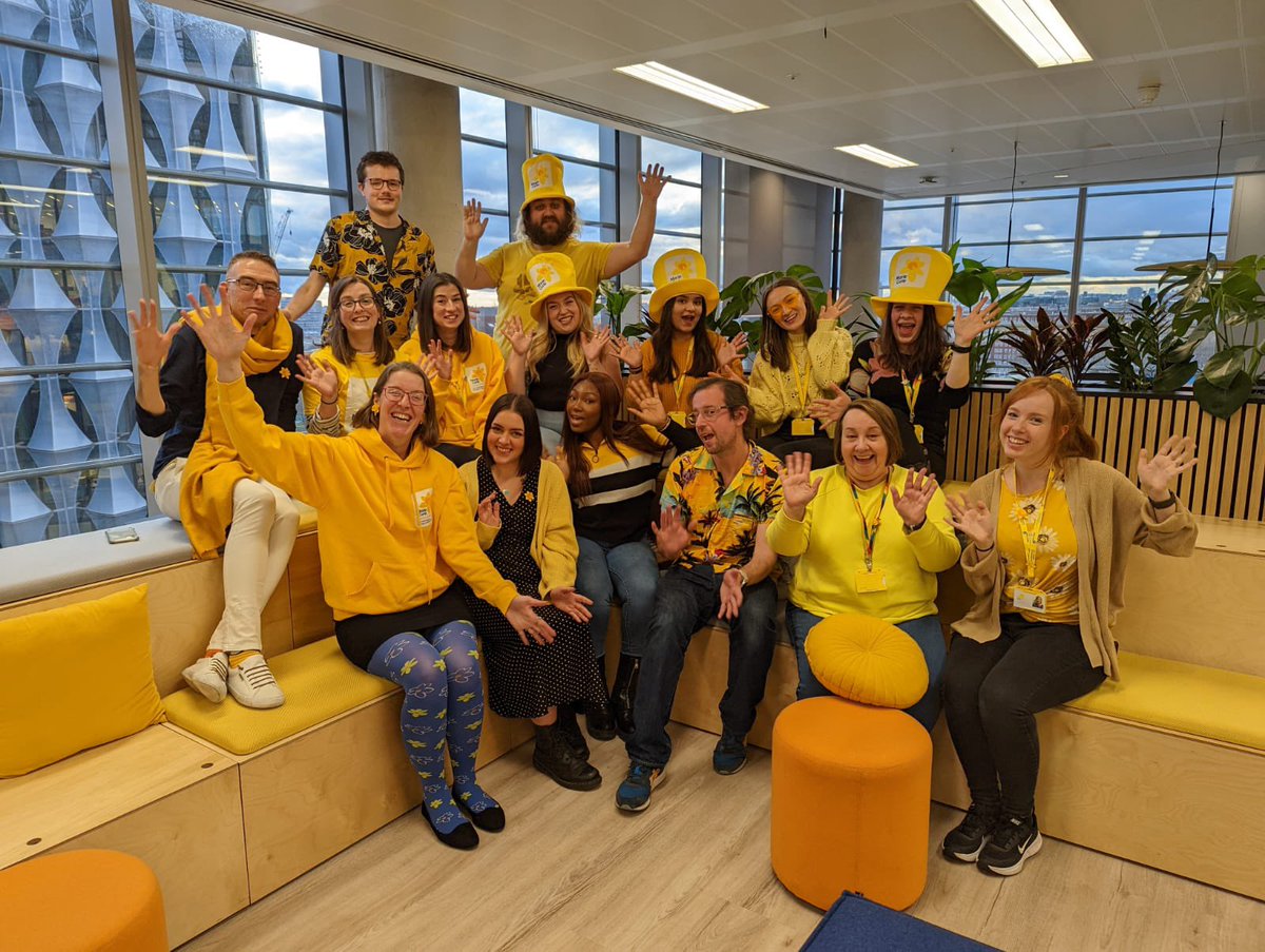 Could we BE any more yellow? #mariecurieuk #GreatDaffodilAppeal #goyellow