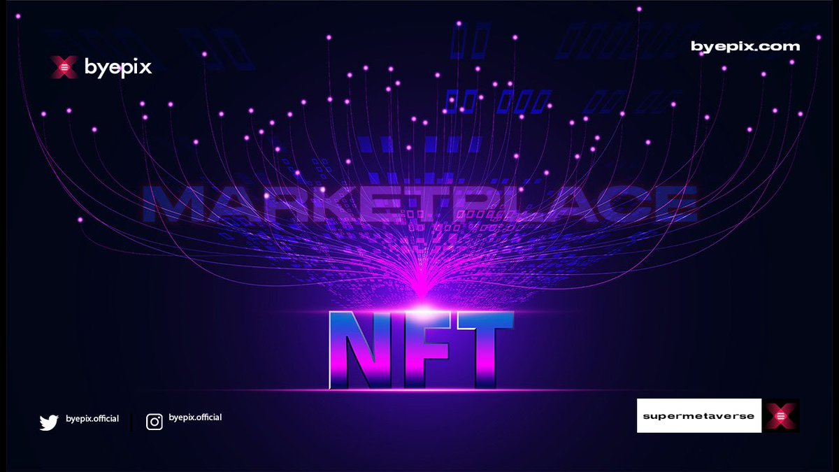 byepixofficial's tweet photo. Byepix Token NFT Market Place is a part of the Byepix platform that allows users to buy and sell their digital assets (NFTs). NFTs, or non-fungible tokens, are unique digital assets used in a variety of fields such as music, art, games, and more. https://t.co/SLEGkhhwKu
