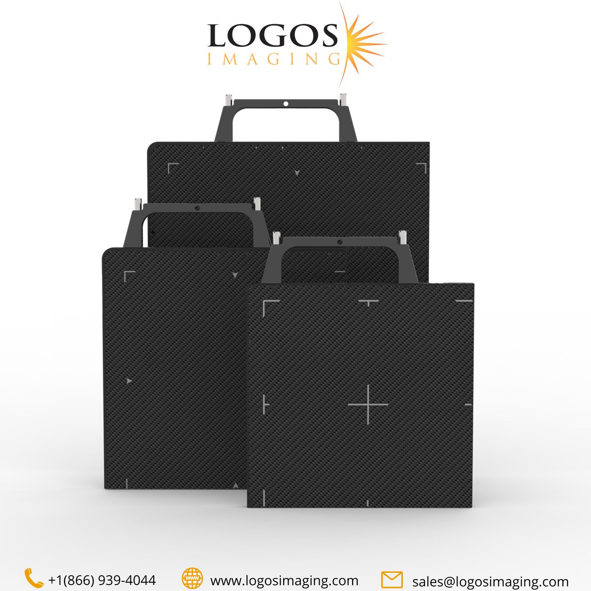 Logos Imaging's NEW flat panels X-ray systems are now available for purchase. Our Generation II systems are designed with the latest technology, making them lightweight, simple to use, and easy to deploy. For more information about them, go to logosimaging.com