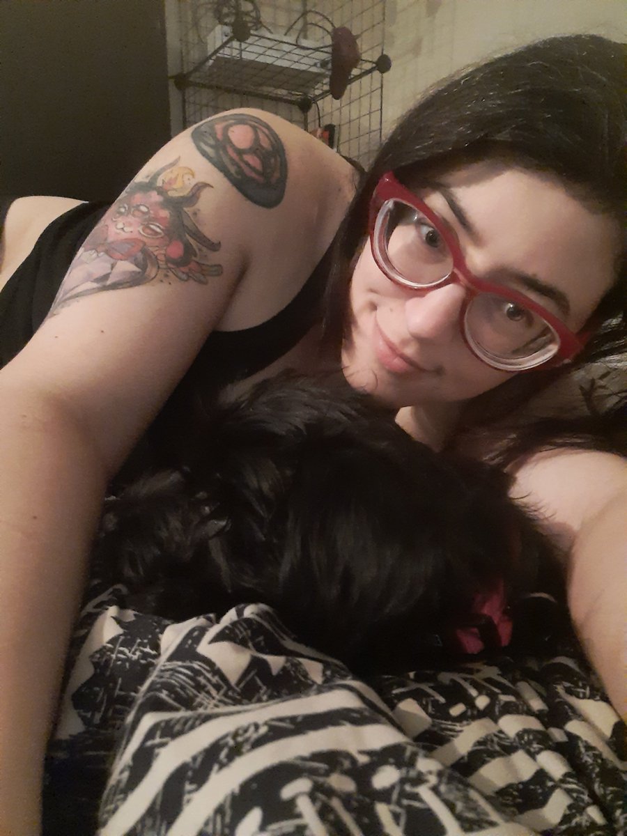 Bitter9k's tweet photo. We are Legión,  we are many ~~ my new little cute baby pup *^* https://t.co/sgAwkVlHBd