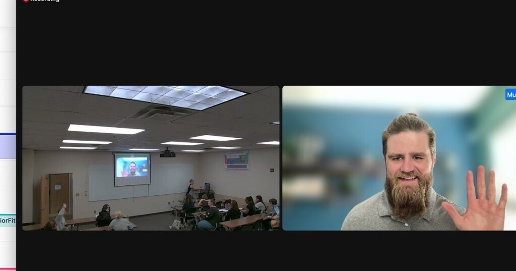 I beamed to Texas and back in 30 minutes!

Always a pleasure to take questions about measurement in behavioral science related to health and fitness behavior change.

This was one sharp group of undergrads at the University of North Texas.

Thanks for having me join class Ke…