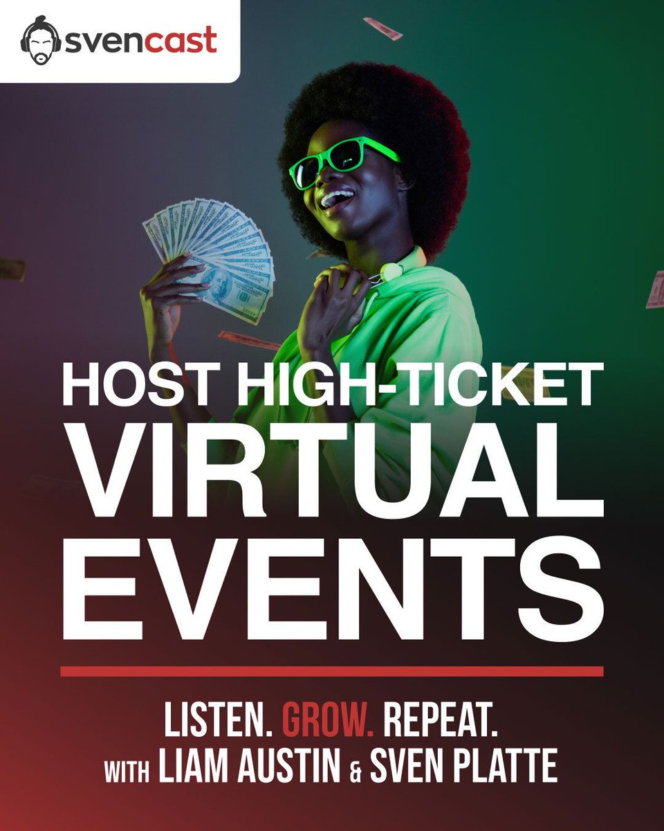EHQcom's tweet image. Join Liam Austin, co-founder of Entrepreneurs HQ, as he talks about  How To Start A Successful Virtual Events Business with Sven Platte host at Svencast.

#virtualsummit #virtualevents #virtualworkshops #digitalmarketing 

Link in the first comment 🙂