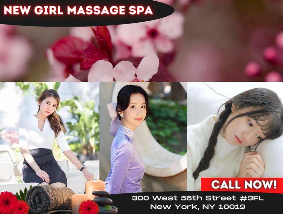 newgirlmassage's tweet image. 300 West 56th Street #3FL
New York, NY 10019

646-662-6336

…ge-parlor-manhattan-nyc.business.site 

Services:
BODYWORK
Deep Tissue
Swedish
Sports
4 Hand