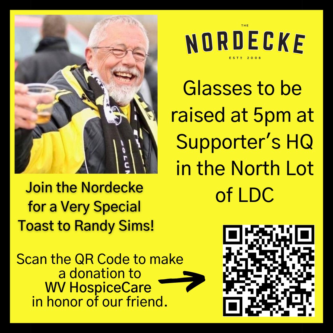 Nordecke's tweet photo. Join us as we toast to Randy!

#Crew96 | #VamosColumbus https://t.co/y9lyA7eLGc