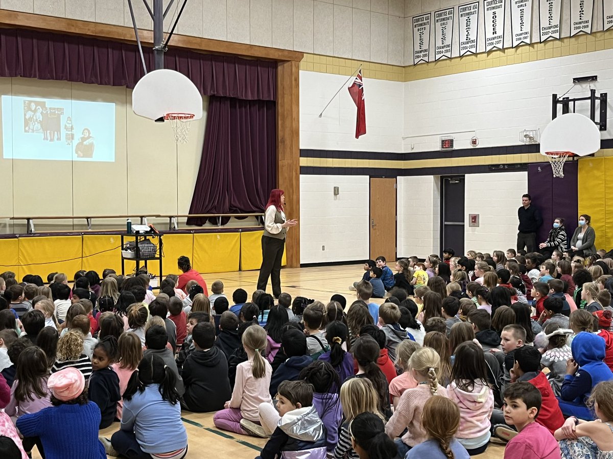 dr_macgillivray's tweet photo. Great author visit today with Christy Jordan Fenton- author of Fatty Legs & When I Was 8. Thanks for sharing your craft with us! #WeAreKPR #GoMACCats https://t.co/qvyXzXPdqQ