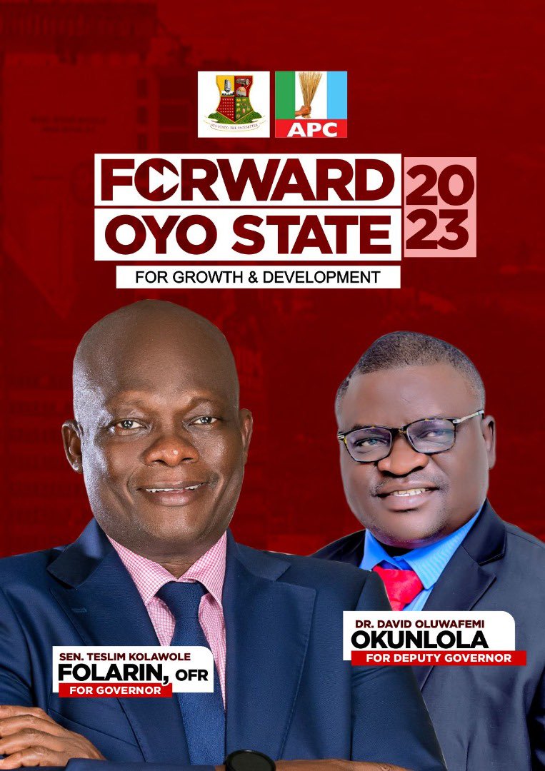 ADCVanguard_'s tweet photo. It is essential that every eligible voter in Oyo State exercises their right to vote. The importance of this cannot be overstated, as every single vote counts and can make a significant difference in the outcome of the election.

FOLARIN IS THE ANSWER! https://t.co/DB0Y5ABIxM