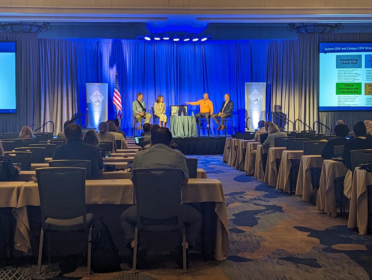 We loved hearing Michael Pugh, Jack Lynch III, Jonathan Stallkamp, &amp; Eileen Jaskuta speak on how top performing multi-hospital healthcare systems deliver top-tier results in public quality and safety rating systems! <a href="/mainlinehealth/">Main Line Health</a> 

#quality #safety #healthcare