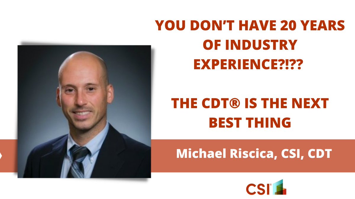 Have you ever felt like you lack experience or basic project knowledge to help you do your job?

<a href="/YoungArchitxPDX/">Michael Riscica AIA</a> describes why becoming CDT® certified could be the solution for you. bit.ly/41yBx90