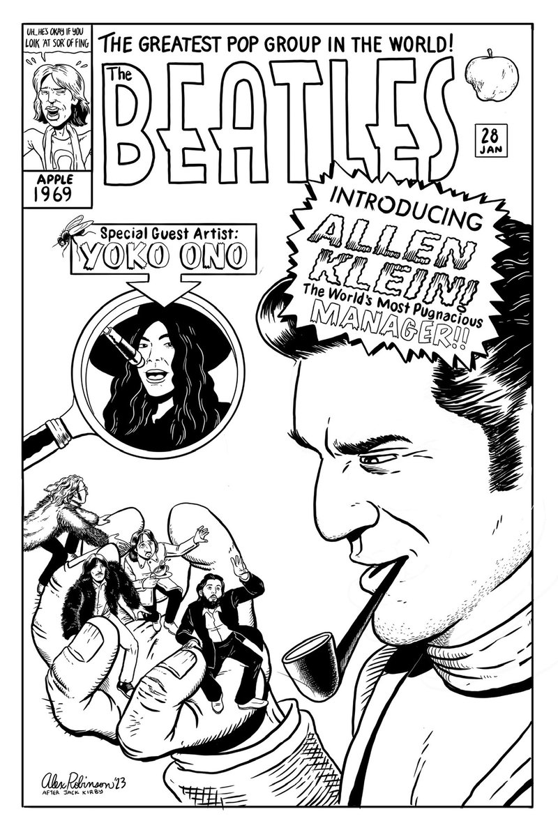 AlphaBeatical (@alphabeatles) on Twitter photo #TheBeatles #AllenKlein #JohnLennon #PaulMccartney #GeorgeHarrison #RingoStarr #YokoOno #AppleRecords #MickJagger #jackKirby #FantasticFour
Art by <a href="/ARobTwit/">Alex Robinson</a> #TheBeatles #AllenKlein #JohnLennon #PaulMccartney #GeorgeHarrison #RingoStarr #YokoOno #AppleRecords #MickJagger #jackKirby #FantasticFour
Art by <a href="/ARobTwit/">Alex Robinson</a>