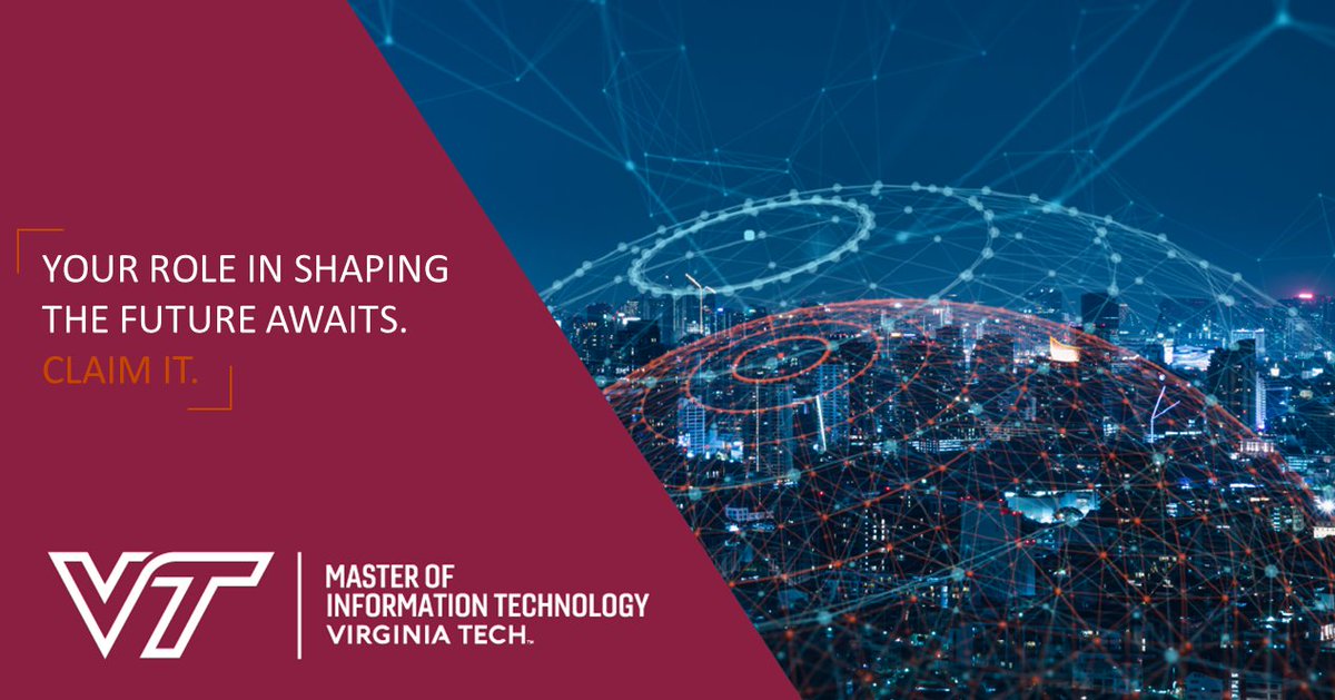 Virginia Tech Master of Information Technology tweet media