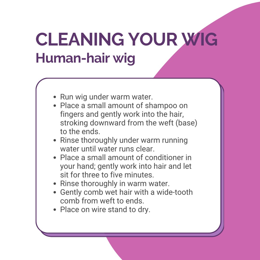 Did you know that wig care is different depending on the kind of wig you have? Here are a few tips for maintaining both synthetic and human-hair wigs. ✨