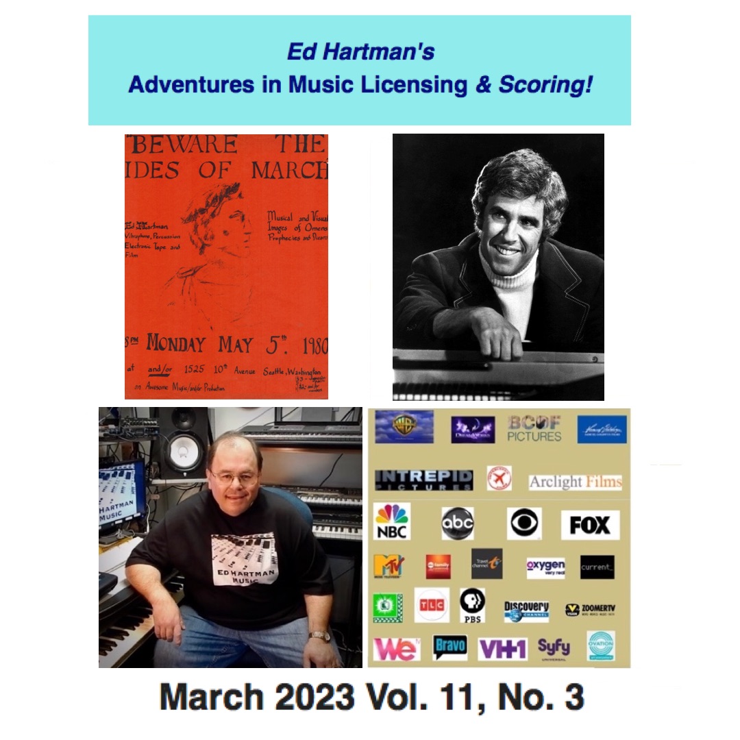 Free resources, Adventures in Music Licensing-Scoring (March 2023): edhartmanmusic.com/resources-for-…
#musicsupervisor #composers #filmcomposers #songwriters #singersongwriters #musicproducers #musiclicensing #musicscoring #musicforsync #syncmusic #musiclibraries #musicproduction