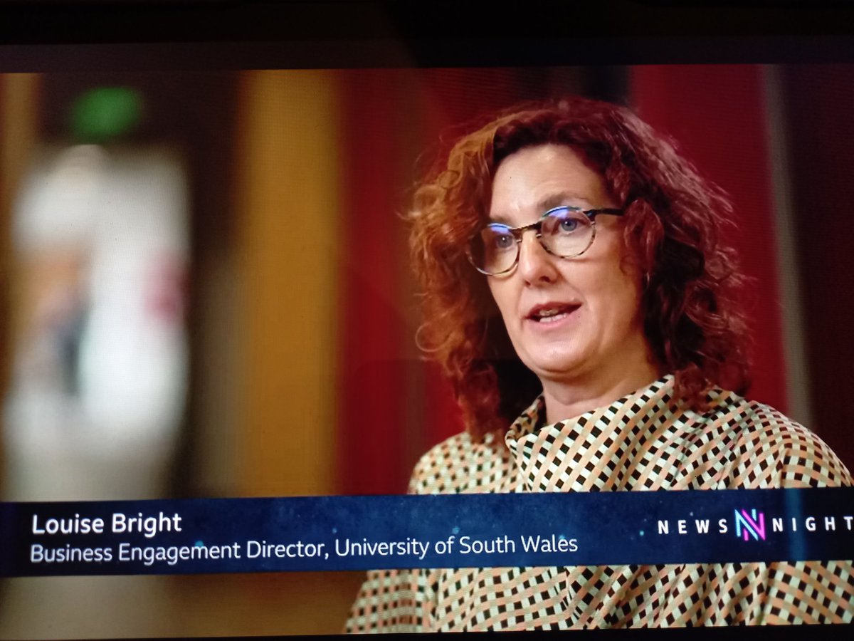 Fantastic to see @UniSouthWales representing @UniAlliance on @BBCNewsnight tonight. Talking about the challenges of European funding ending, and the impact on key innovation projects. Great to see @goggleminds and @CEMET_Wales featured, especially on #DyddGwylDewi