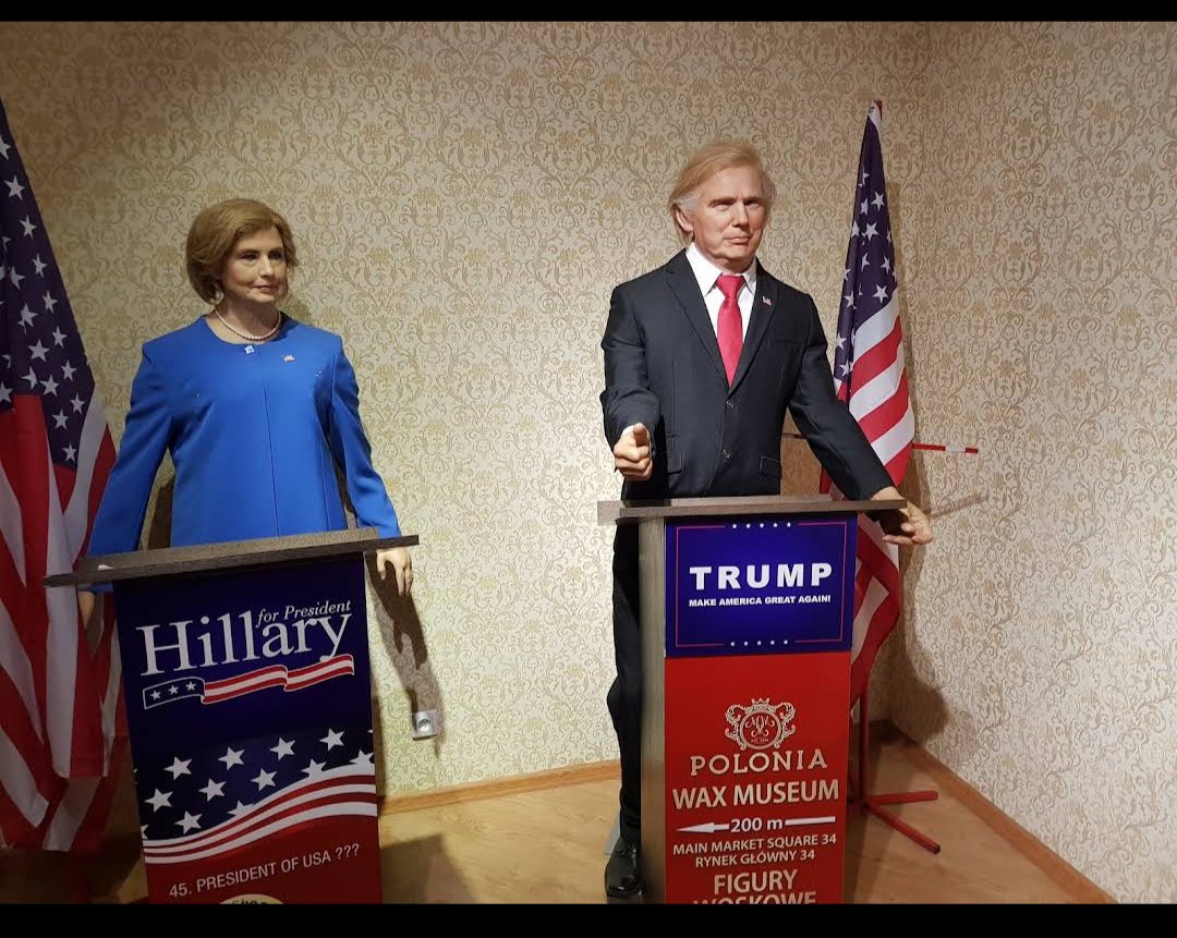mellowmark's tweet photo. @alexandrakuri As well as Tony Blair Trump it also has a Hillary Clinton that looks like Nancy Pelosi... https://t.co/ZONlN2XEKe