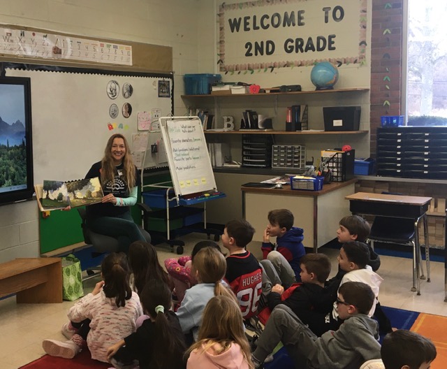 Thank you, Denise Marchetti, for reading to 2B today! It isn't every day we get a visit from our Wyckoff Library's librarian! @WyckoffLibrary @WPSSicomac @wyckoffschools #ReadAcrossAmericaWeek