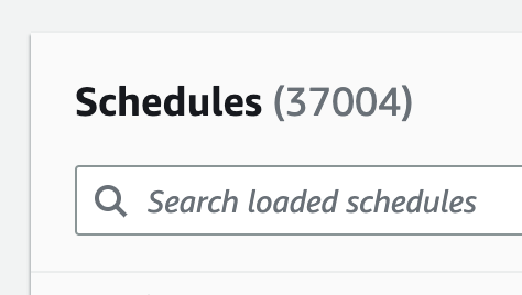 donkersgood's tweet photo. Yes, auto-deletion of AWS EventBridge Schedules would be nice. https://t.co/eAfviIrKLH