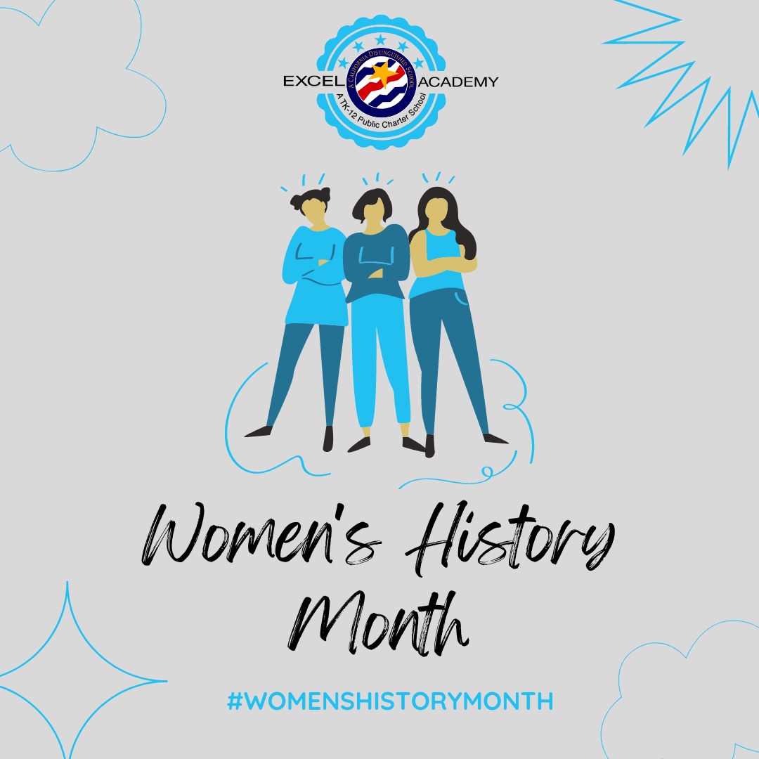 ExcelAcdmy's tweet photo. Happy Women's History Month! https://t.co/5ovRyQ4aw7 #womenshistorymonth https://t.co/6XyvBvdiac