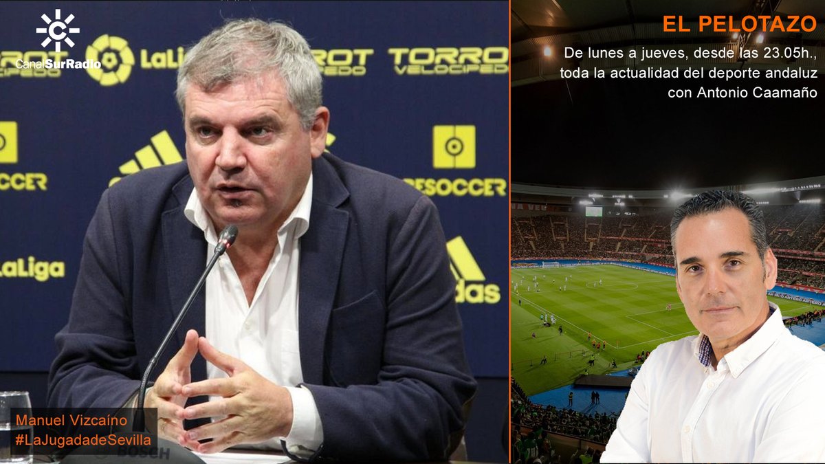 🚨 ¡El @Cadiz_CF pide la SUSPENSIÓN del campeonato! ¡Hoy, en @elpelotazocsr, analizamos la petición con su presidente, Manuel Vizcaíno! 📻 ¡Escucha #ElPelotazoCSR desde las 23.05h. en @CanalSurRadio!