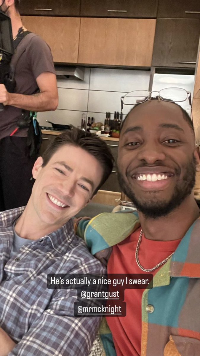 lucky4life_'s tweet image. Grant…this man anyways. Our lead y’all. (Wanna be a comedian so bad🤭) 🫶🏽 #TheFlash #FinalRun