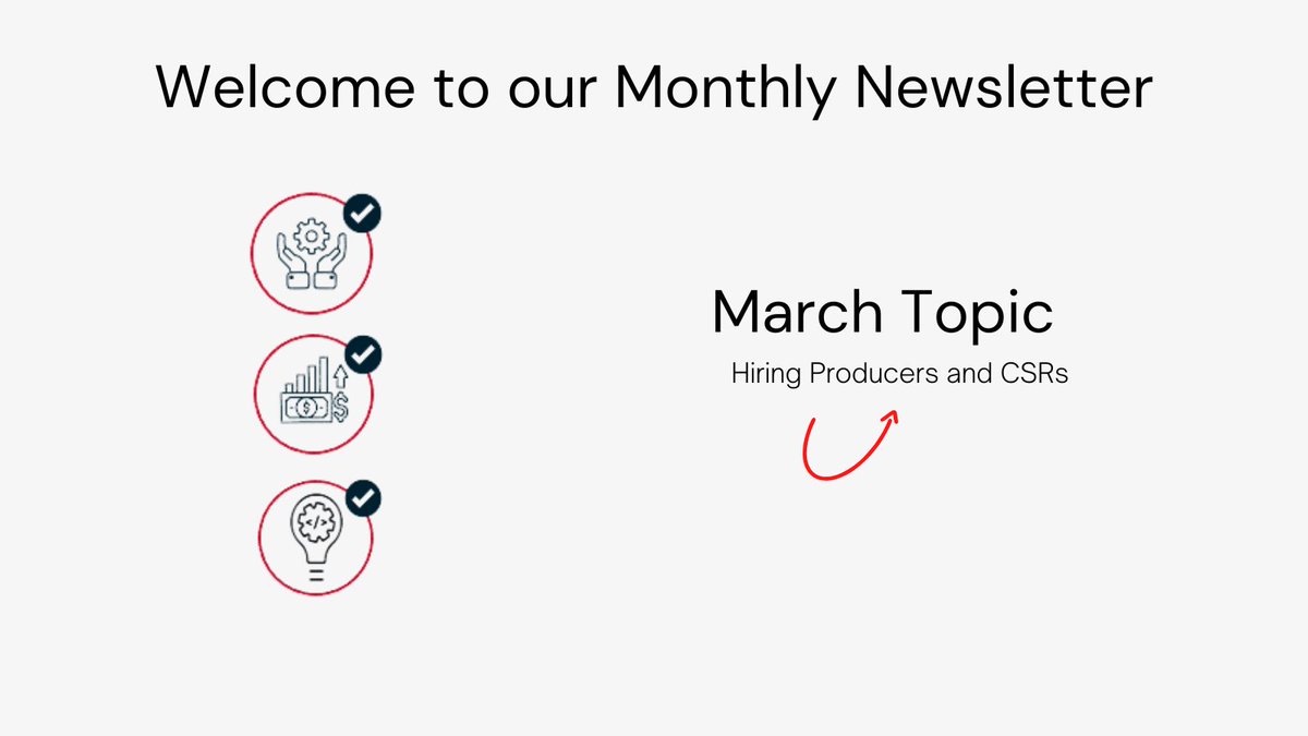 Today is March 1st. Can you believe it? It's "madness." To help with some of the tension surrounding hiring and retaining talent in your independent agencies, we present this month's topic: "Hiring Producers and CSRs"!
Let us know your thoughts on the subject! #marchmadness