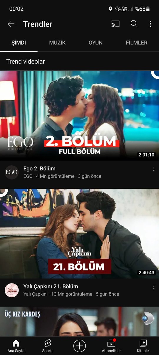 Celal Şengörün röportajını izledikten sonra trendlere kaçırdığım bir şey var mı diye gireyim dedim. Karşınızda trend1 ve trend2...
