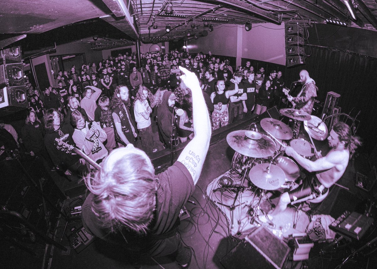 survived driving through slick ass mountain roads last night. 
playing in SLC @ urban lounge tonight. 
in two days we play in Tacoma, WA @ Real Art.

📸: @matschladen