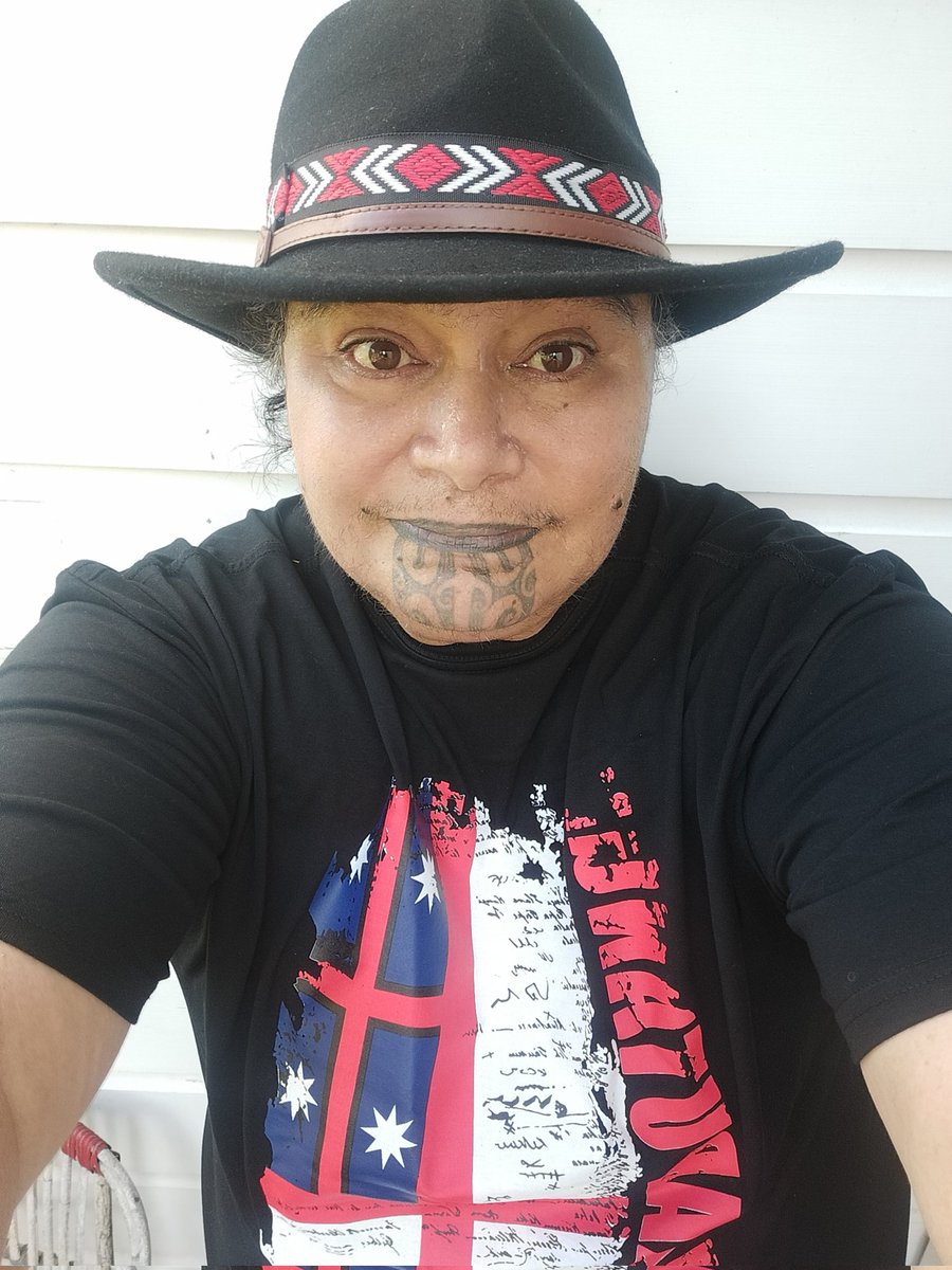 Thanks to my sister for my hat and t shirt from The Matatini