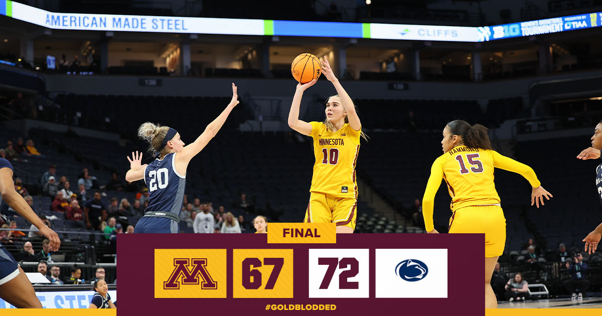 Minnesota Women's Basketball on Twitter "Final from Minneapolis."