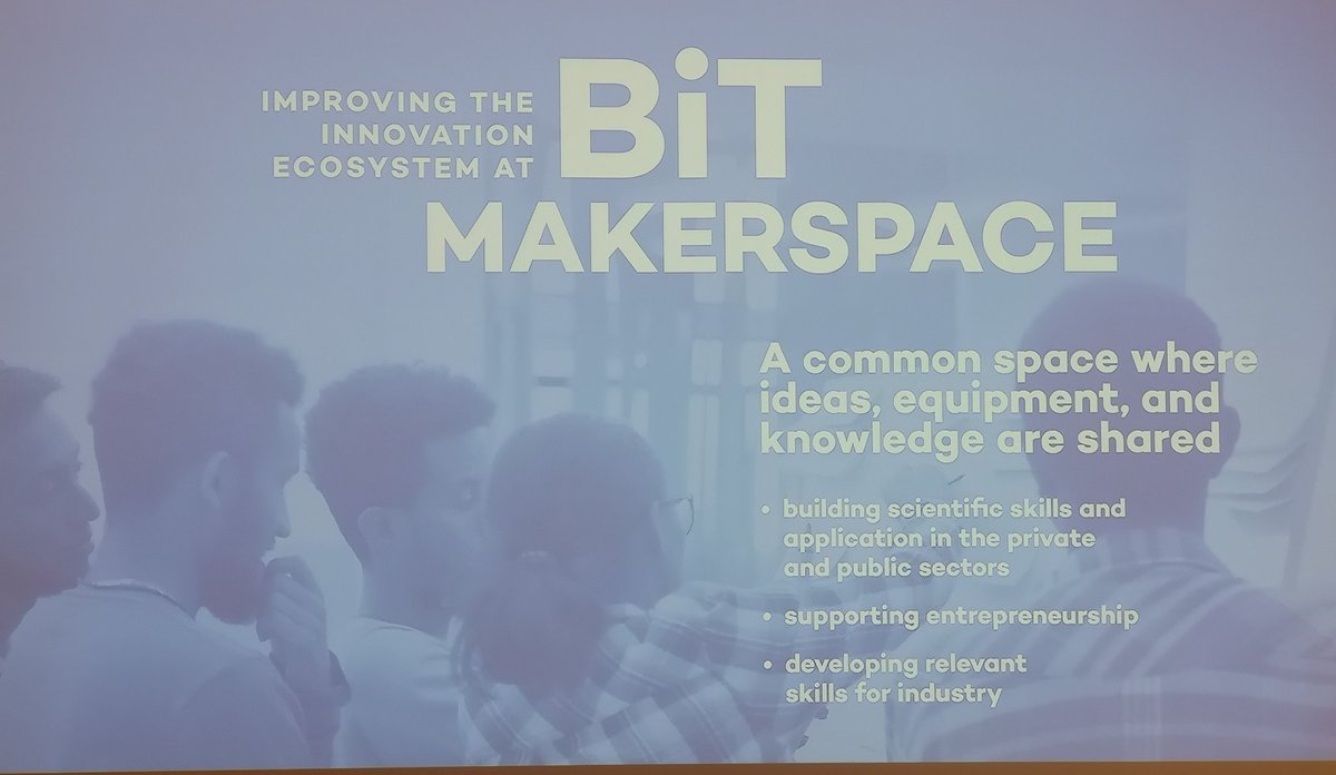 Petraschje's tweet photo. Improving the #innovation ecosystem through human centered design and equitable partnerships with private sector and local universities, @Seifu00734140 @BahirDarUnivers @IWMI_ https://t.co/c8Ks2kRNxS