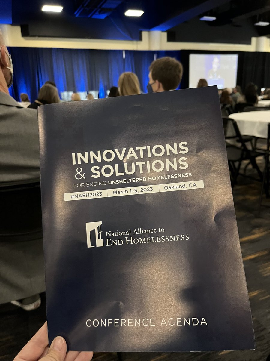 SelinaToyLee's tweet photo. Let’s go #NAEH2023!! My guess is that many of us here are tired from the challenges we handle each day, but ever grateful to be in this space. With all the great minds in this room, we can #endhomelessness #homelessness #smcendinghomelessness #workingtogethertoendhomelessness https://t.co/E7V2Lwpc6D