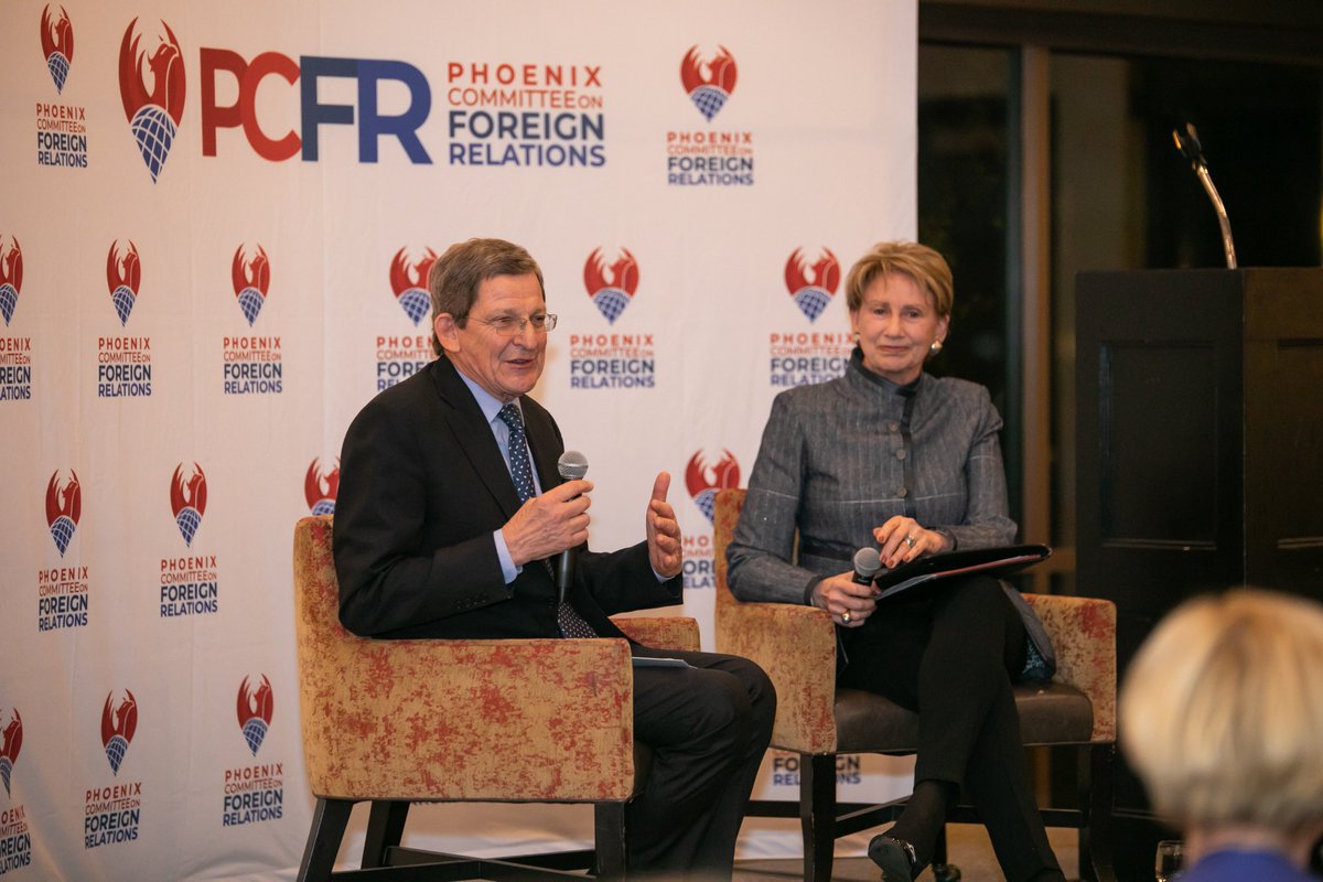 pcfrarizona's tweet photo. What a fabulous evening! Thank you to all who joined us last week for our program with Ambassadors Marc Grossman and Barbara Barrett.
📸 Take a peek at more photos from the program in our Gallery here: https://t.co/qAyFqCxGBW.
#event #photos #phoenix #ambassadors https://t.co/0qRzIRPsrG
