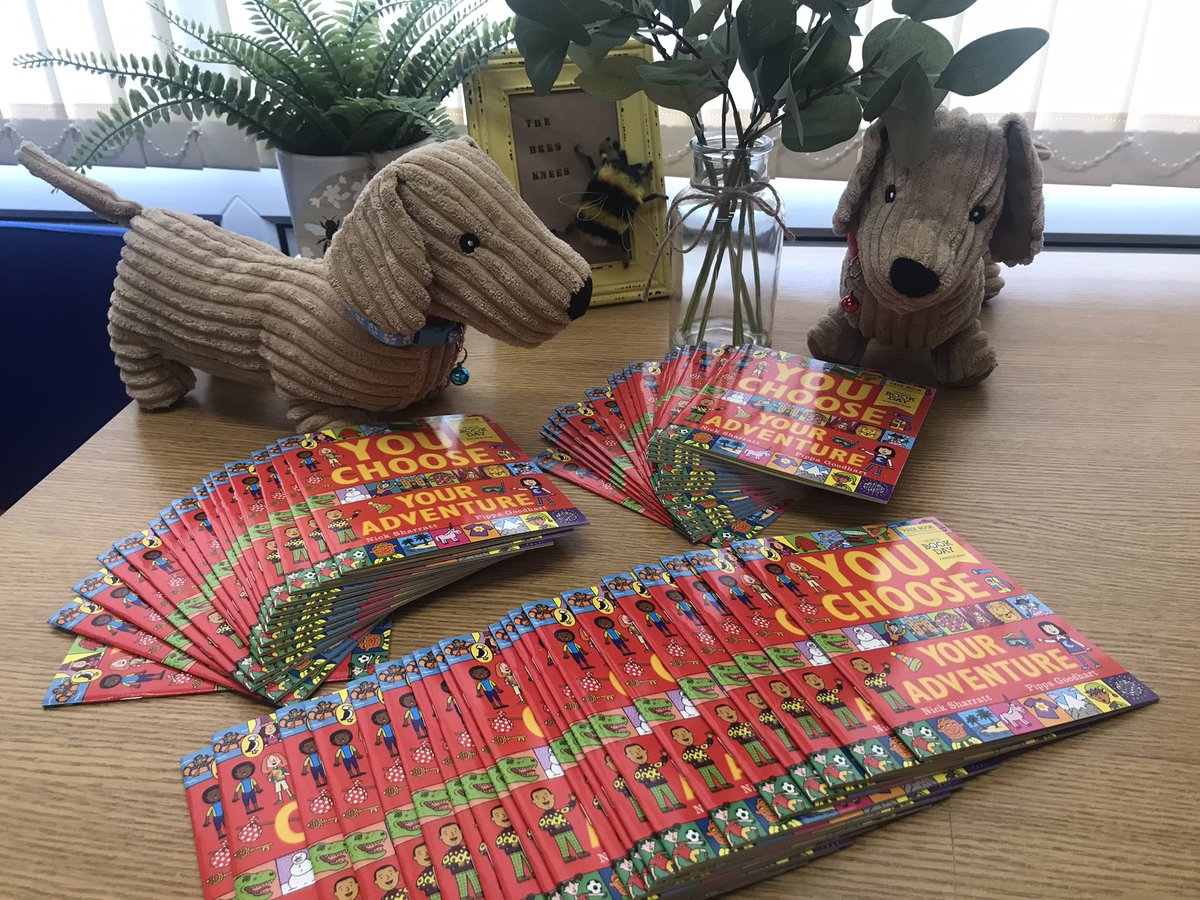 The new books keep on coming! Tomorrow our #EYFS children will all receive a copy of #BillysBravery <a href="/TomPercivalsays/">Tom Percival</a> &amp; #YouChooseYourAdventure  <a href="/pippagoodhart/">Pippa Goodhart</a> as part of our <a href="/WorldBookDayUK/">World Book Day UK 📚</a> promise, building bookshelves for all our children. #LincReadingPledge <a href="/WSHEnglishHub/">Witham St Hughs English Hub</a> 💙