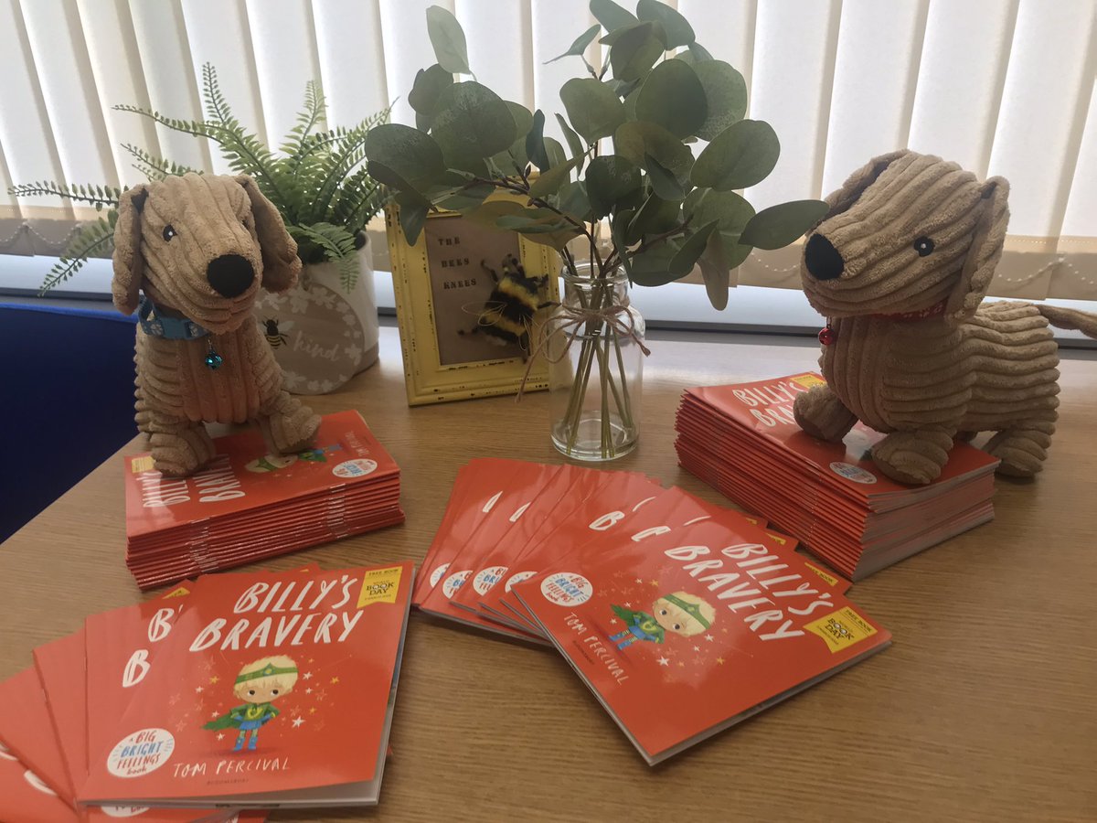 BranstonInfant1's tweet photo. The new books keep on coming! Tomorrow our #EYFS children will all receive a copy of #BillysBravery @TomPercivalsays &amp; #YouChooseYourAdventure  @pippagoodhart as part of our @WorldBookDayUK promise, building bookshelves for all our children. #LincReadingPledge @WSHEnglishHub 💙 https://t.co/MBgK9RGIke