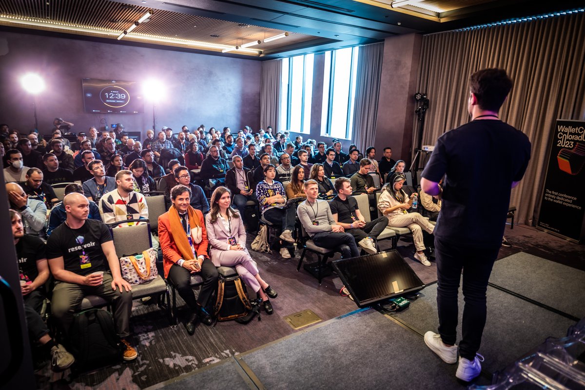 Happening now at #WalletCon2023 👀

<a href="/amosbarjoseph/">Amos Bar Joseph</a>, CEO of <a href="/wherever_im/">Wherever</a>, hitting the stage with <a href="/pedrouid/">Pedro Gomes</a> to demo where Wherever is headed next. ⚡️

#ETHDenver