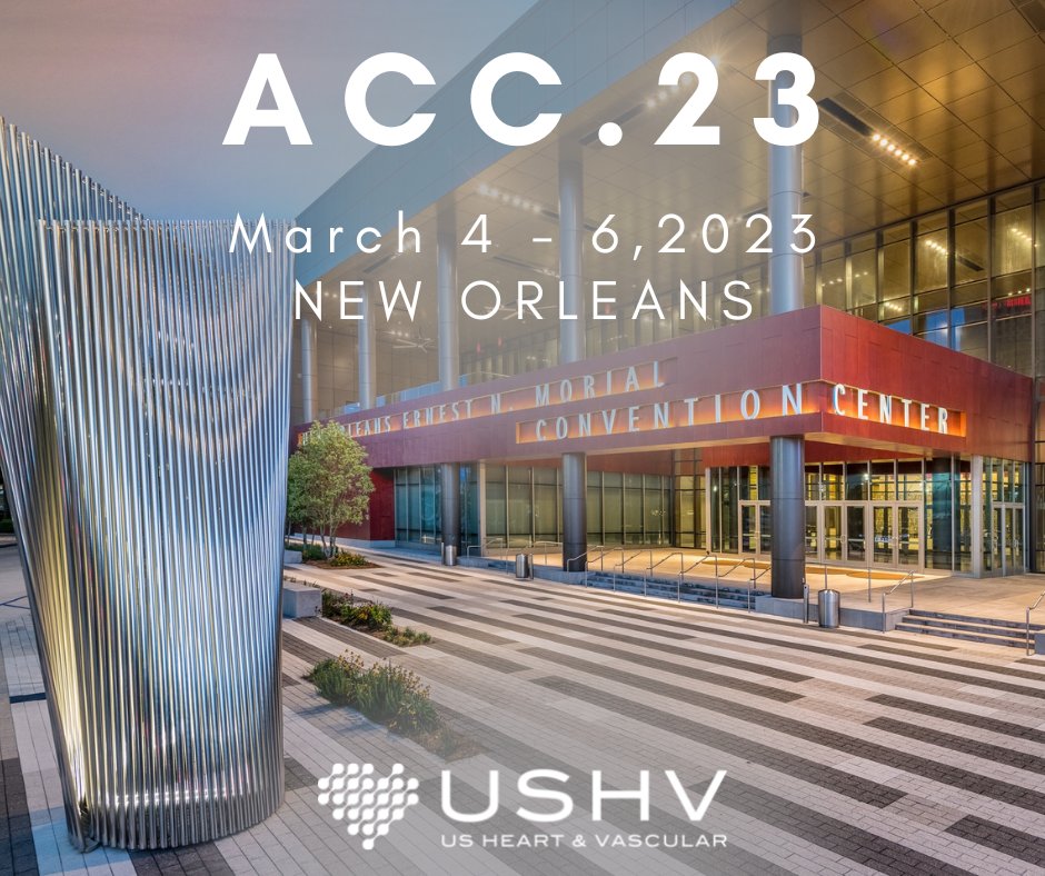 UsheartV's tweet photo. US Heart &amp; Vascular is excited to attend this year’s ACC, hosted by The American College of Cardiology together with the World Heart Federation. See you in New Orleans! https://t.co/NZpxSWHyjX