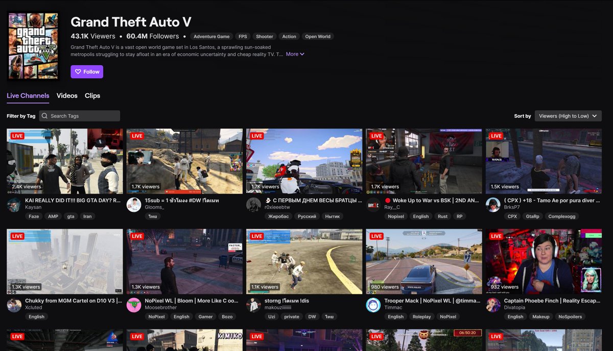 Divatopia_'s tweet photo. Happy Women's History Month!!!

WHAT A STREAM we had last night! We made it on the MAIN carousel on Twitch and were in the top 10 of all GTA V streamers on the platform!!

thank you all for your support I appreciate you!!! <3 https://t.co/AtkHP8muw7