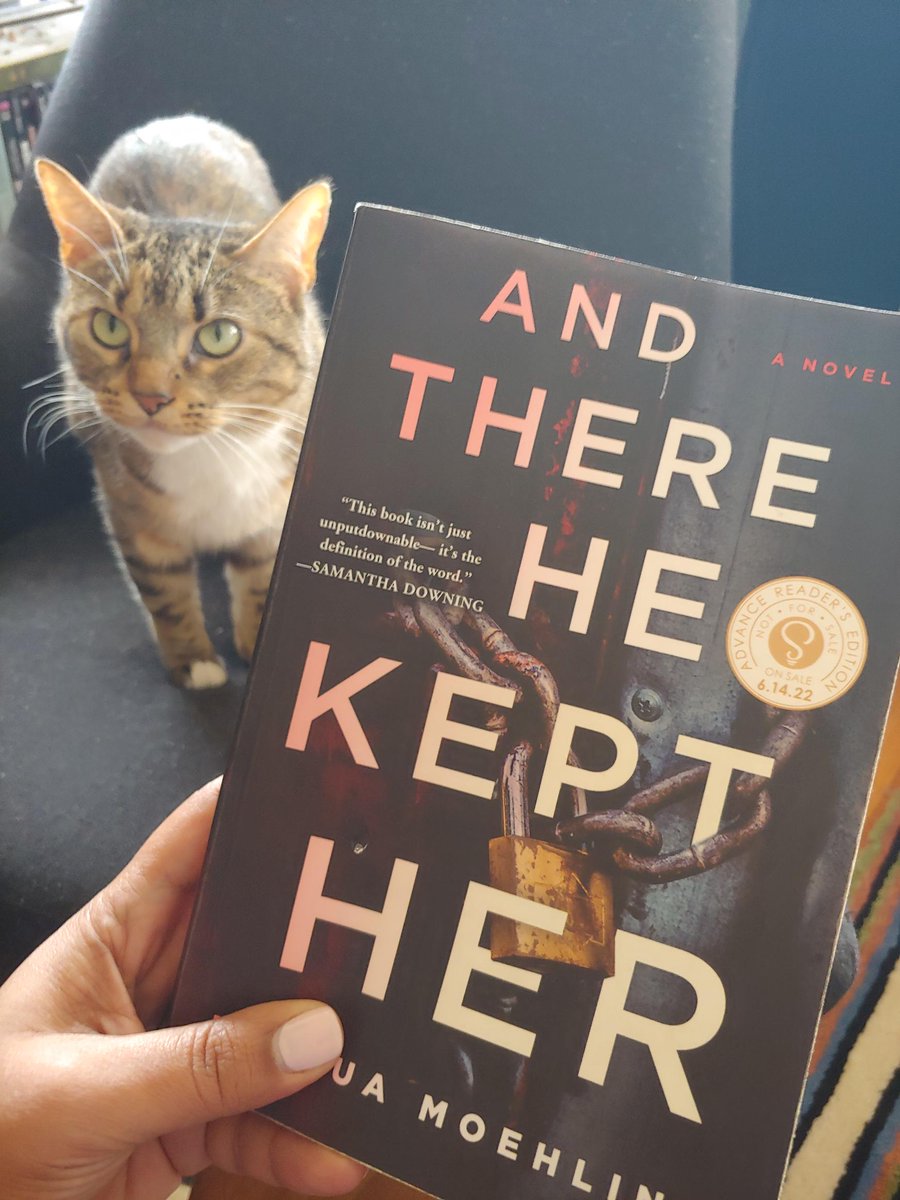 Poisoned Pen Press (@pppress) on Twitter photo #anthonyawards ballots have hit these streets 🎉 Poisoned Pen Press (and Zelda) think AND THERE HE KEPT HER by @joshuamoehling would be a mighty fine nomination for Best First Novel.  
Looking forward to San Diego <a href="/Bouchercon/">Bouchercon</a> ! #anthonyawards ballots have hit these streets 🎉 Poisoned Pen Press (and Zelda) think AND THERE HE KEPT HER by @joshuamoehling would be a mighty fine nomination for Best First Novel.  
Looking forward to San Diego <a href="/Bouchercon/">Bouchercon</a> !