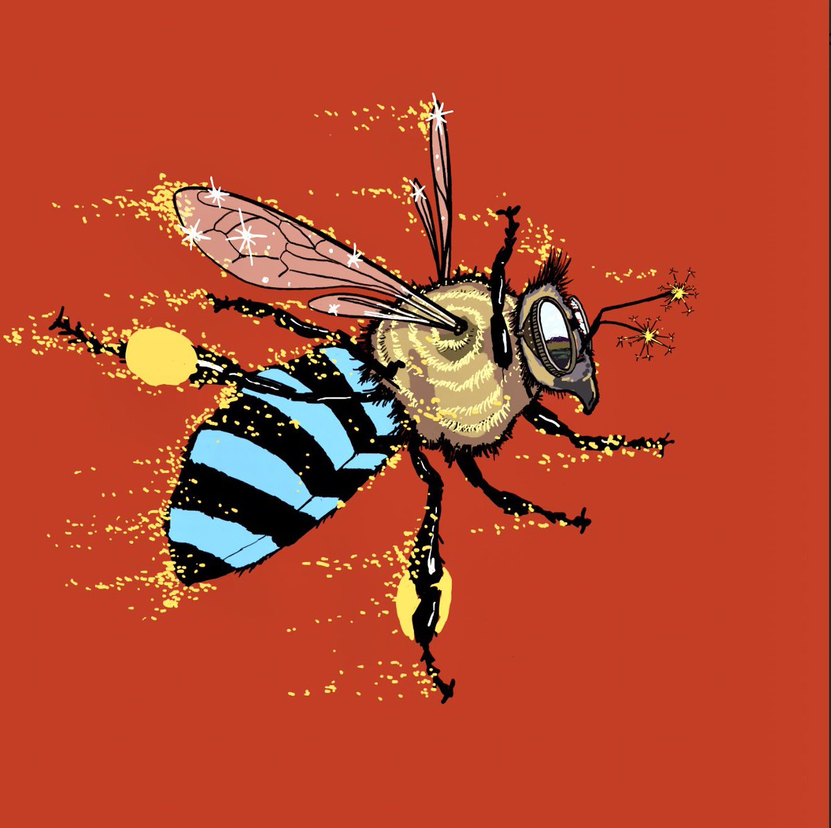 My first line of collectible NFT bees has launched! 🐝Link in bio or NFTBees.art to see what these bees (and the vision they support) are all about.✨ #nft #nftbees #thegoodofthehive