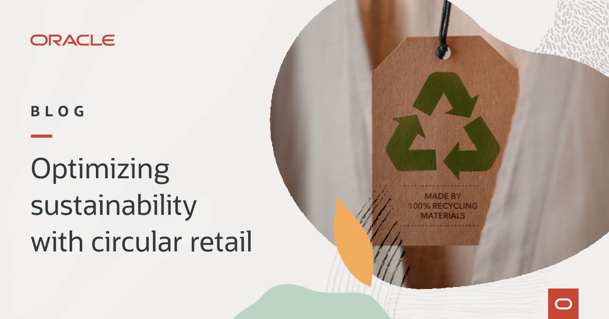 ShellBlichfeldt's tweet image. It’s time to recycle, reuse and rethink our traditional shopping habits 💚♻️ Discover how .@OracleRetail is putting sustainability at the forefront and creating a brighter and greener future with circular #retail. social.ora.cl/60163akSn
