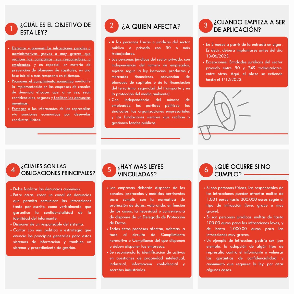 Desde <a href="/Ecija/">ECIJA</a> #Barcelona te contamos cuáles son las claves para tener en cuenta sobre el #canaldedenuncias a raíz de la reciente regulación. #Whistleblower