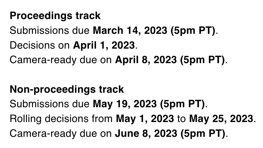 Sunnie S. Y. Kim (@sunniesuhyoung) on Twitter photo #CVPR2023 XAI4CV workshop proceedings track deadline is 2 weeks away! Submit to share and discuss your work with the community💛
For details see xai4cv.github.io
<a href="/CVPR/">#CVPR2025</a> <a href="/XAI_Research/">Explainable AI</a> <a href="/trustworthy_ml/">Trustworthy ML Initiative (TrustML)</a> #CVPR2023 XAI4CV workshop proceedings track deadline is 2 weeks away! Submit to share and discuss your work with the community💛
For details see xai4cv.github.io
<a href="/CVPR/">#CVPR2025</a> <a href="/XAI_Research/">Explainable AI</a> <a href="/trustworthy_ml/">Trustworthy ML Initiative (TrustML)</a>