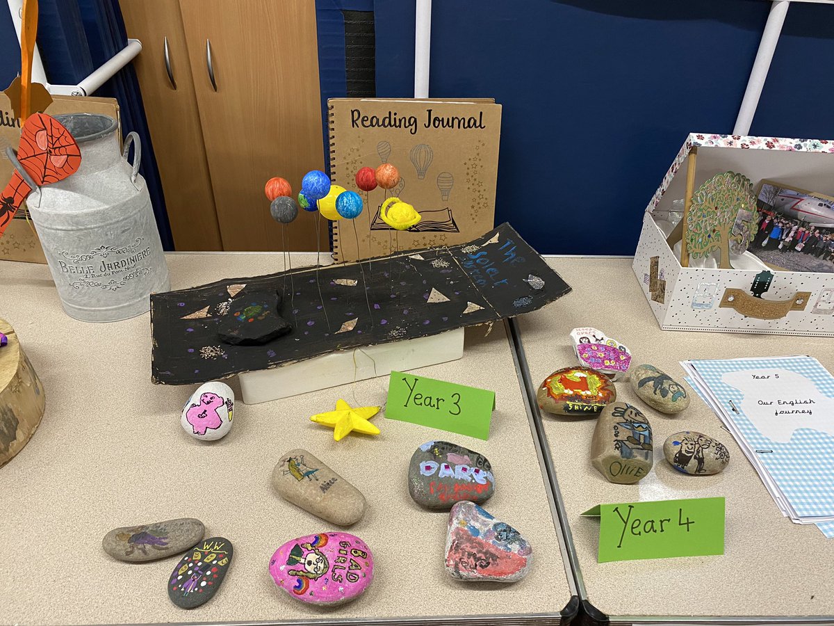 PenkethSouth's tweet photo. Thank you to everyone who joined us at the reading cafe today. Well done to all the children who entered the story spoon / stone competition. Some amazing entries! https://t.co/mtYGeZB3Ez