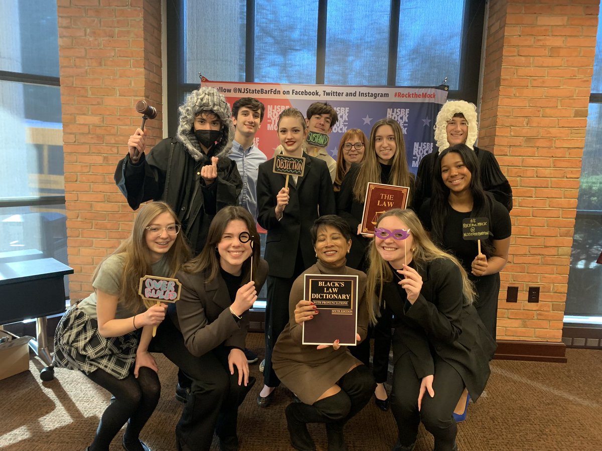 Congratulations to Warren Hills High School for competing in NJSBA State Mock Trial!!!