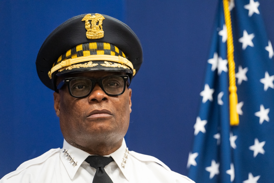 BlockClubCHI's tweet photo. BREAKING: Police Supt. David Brown resigned Wednesday, a day after Lightfoot's Election Day defeat. https://t.co/6XcPcJ6bBi https://t.co/XdNJDqclRz