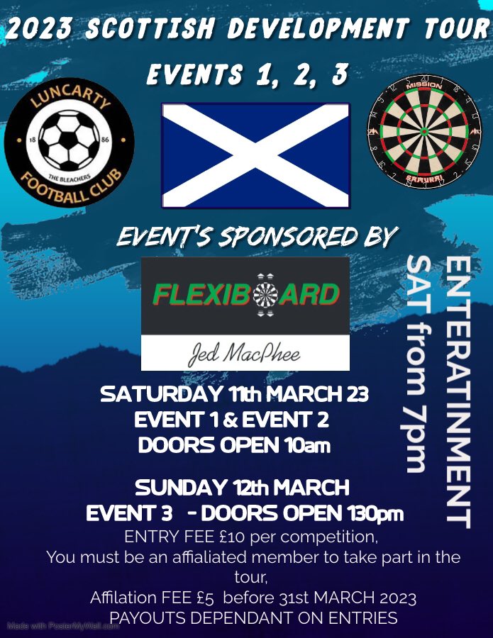 scottishdevtour's tweet image. New Season, New Structure 16-24 get involved some great prize money on the table