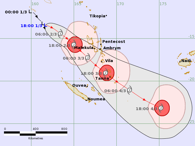 KacperWx's tweet photo. #09F (#16P) was designated a TD by @FJMETservice this afternoon Zulu time, and a TS by JTWC recently. RI is already likely occurring and 90kts peak is forecast by the JTWC compared to C2 AUS by FMS. I'm favoring the JTWC forecast more due to the environment ahead &amp; current trends https://t.co/wyEQPuFaiU
