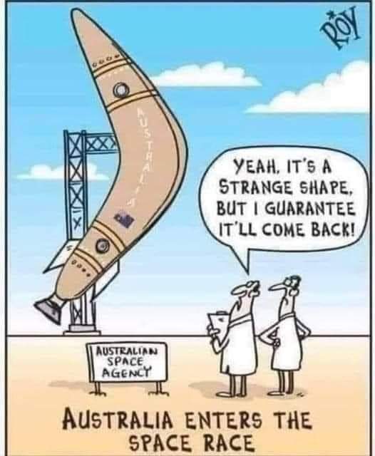Neilfan12's tweet image. 🚀🪃 #Australia #SpaceProgram 👨‍🚀 #Boomerang #Rocket 🪃🚀